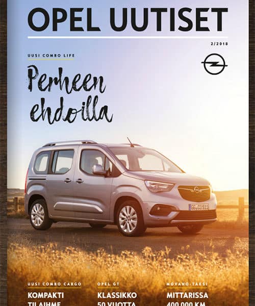 Syksyn Opel-uutiset lehti on nyt julkaistu